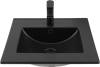 Раковина Aquanet Flat 50 329252 черный матовый, 51.5x41.5 фото 4
