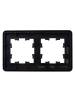 Рамка 2-постовая IEK Brite BR-M22-M-21-K02 черный фото 5