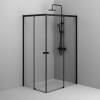 Душевой уголок Am.Pm X-Joy W94G-403-12090-BT профиль черный матовый, стекло прозрачное, 120x90x190 фото 5