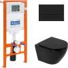 Комплект Belbagno Colorato BB062CHR-MB/BB062SC-MB/BB002-80/BB007-PR-NERO.M кнопка черная