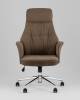 Кресло офисное Stool Group Topchairs Neoma YF-0515 ZE119A-3+FH-65 brown retro Коричневый фото 3