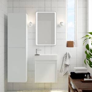 Мебель для ванной Art&Max Family R, 50, подвесная, Bianco Lucido