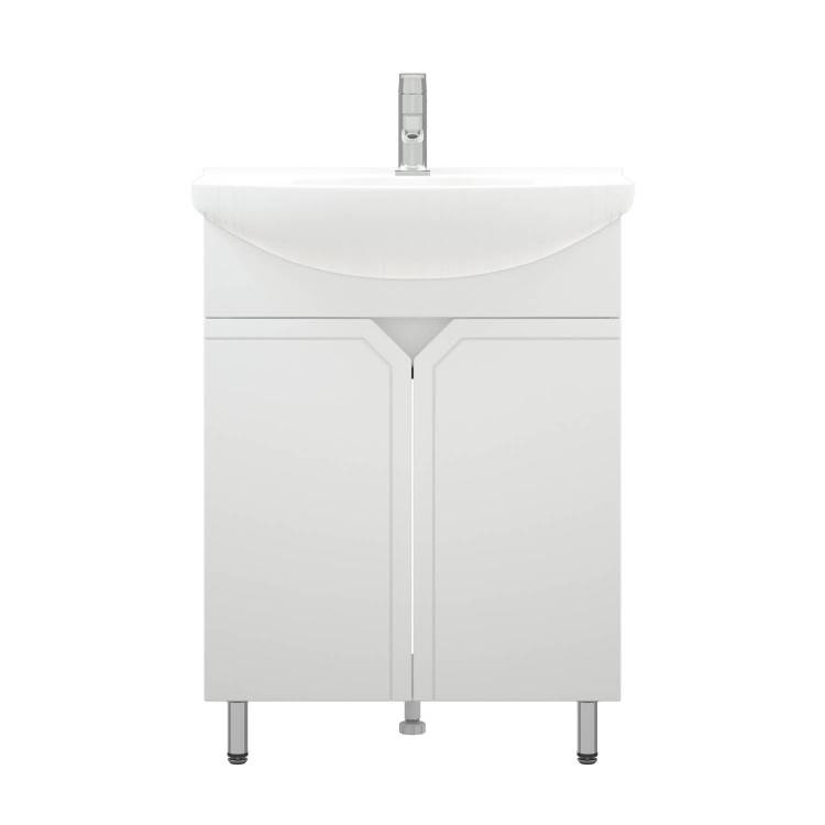 Тумба под раковину Corozo Сириус 65 SD-00001438 61.5x31.1x85 см Белый