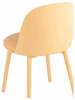 Стул Stool Group Fog SL-7022DP yellow 70139 пластик желтый с подушкой фото 6