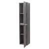 Шкаф-пенал Belbagno Kraft KRAFT-1600-2A-SC-CG-R 33x30x160 Cemento Grigio подвесной правосторонний фото 4