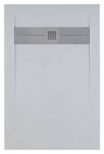 Поддон для душа Allen Brau Infinity 8.21002-21 без накладки, белый камень, 1200х800