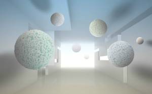 3D Фотообои Artegrafico «Сферическая абстракция» ABS-022 песок