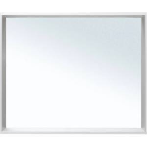 Зеркало Allen Brau Reality 90 1.32019.02 с LED подсветкой, серебро брашированное, 750x900x140