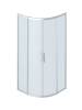Душевой уголок Cezares PLANE-R-2-90-C-CR профиль хром, стекло прозрачное, 90x90x195