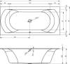 Акриловая ванна Riho Linares 190x90 фото 2