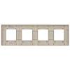 Рамка 4-постовая IEK Skandy SK-M42-K98 песочный фото 2