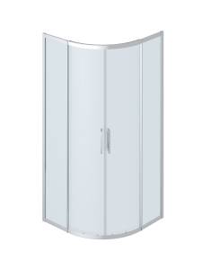 Душевой уголок Cezares PLANE-R-2-90-C-CR профиль хром, стекло прозрачное, 90x90x195