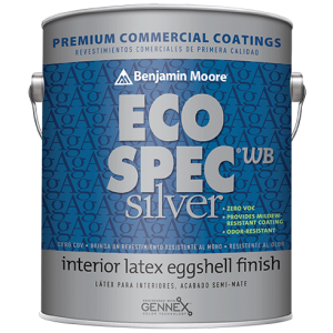 Краска интерьерная Benjamin Moore Eco Spec WB Silver Interior Latex Eggshel Finish 474 3.785 л