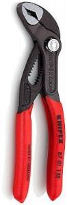 Переставные клещи KNIPEX COBRA , 32 мм (1 1/4 ), под ключ 30 мм, 150 мм, серые, 1К ручки