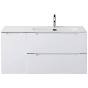 Тумба с раковиной BelBagno ETNA-1000-2C-1A-SO-BL-R bianco lucido правая