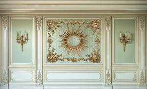 3D Фотообои Artegrafico «Королевский шик» DR-018 акварель