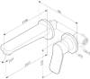 Смеситель для раковины AM.PM X-Joy F85A72600 С ВНУТРЕННЕЙ ЧАСТЬЮ, хром фото 9