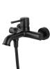 Смеситель для ванны Wonzon & Woghand WW-88037073-MB с душем, черный матовый фото 4