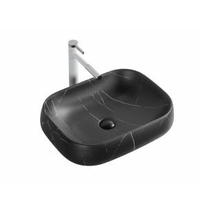 Раковина Cerutti Spa CR0086 MMB1 57 см, черная матовая