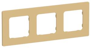Рамка 3-постовая IEK Flite FI-M32-32-20-K89 шамуа