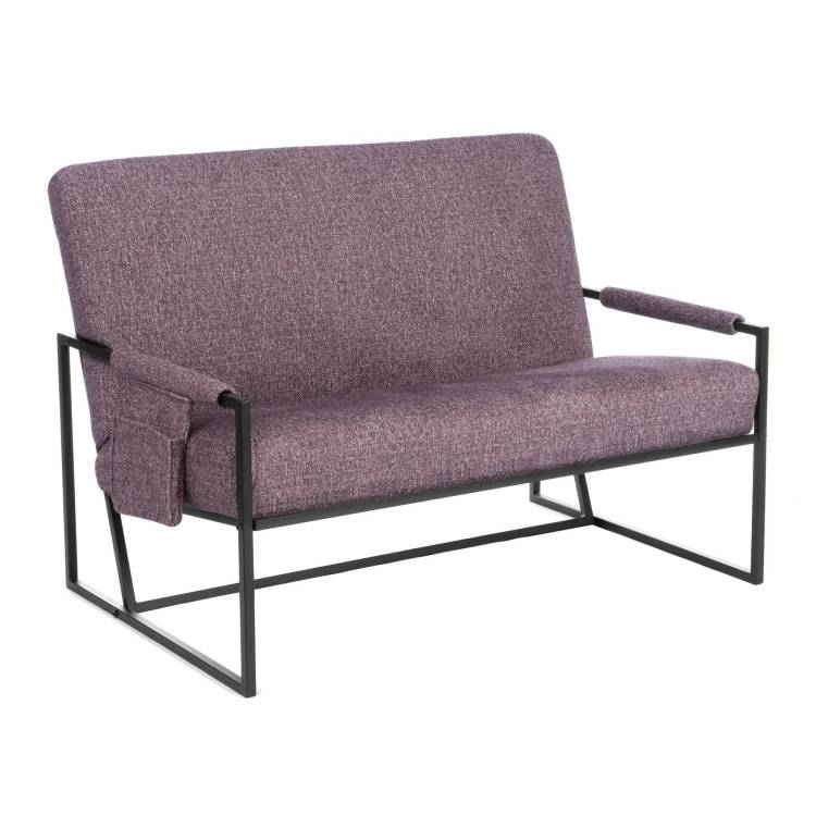 Диван Tetchair Charli lux 25186 VT shape wood rose, велюр, букле