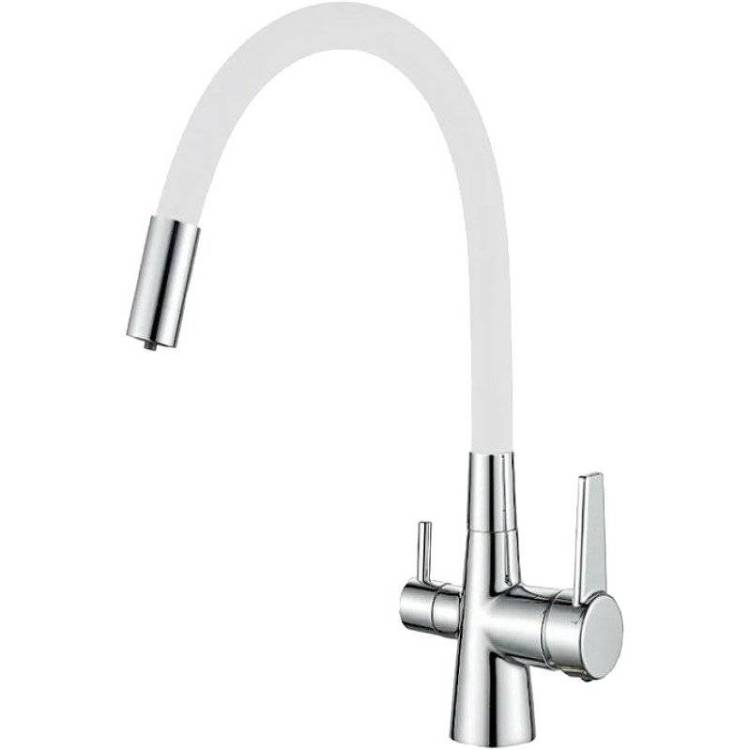 Смеситель для кухни Haiba HB76858-8 белый