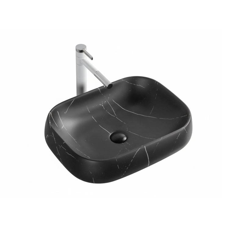 Раковина Cerutti Spa CR0086 MMB1 57 см, черная матовая