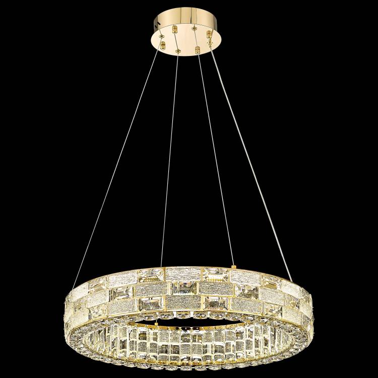 Подвесной хрустальный светодиодный светильник Wertmark Elaine WE469.06.303