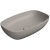 Раковина GSI Nubes 978305 60 см, серо-бежевая матовая