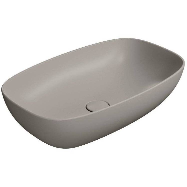 Раковина GSI Nubes 978305 60 см, серо-бежевая матовая