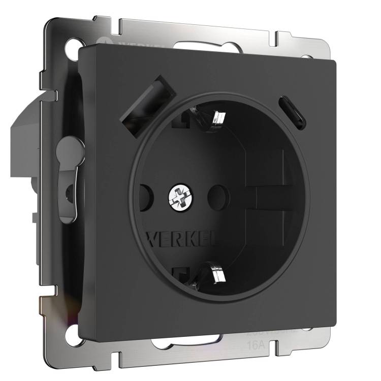Розетка с заземлением Werkel W1171708