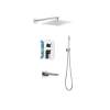 Душевой комплект Aquatek Лира AQ1473CR Set 4 в 1, хром