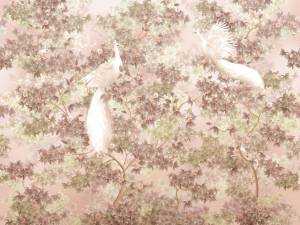 Бесшовные Eco обои Ortograf Aurora 34124 Romance sepia Жемчуг ОЕ-Р3