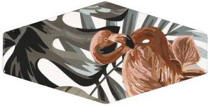 Керамическая плитка Ape Ceramica Harlequin A035898 Curazao White Mix 10x20