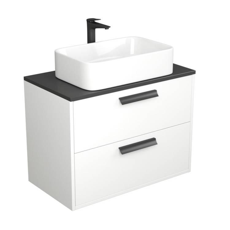 Тумба с раковиной Veneciana Orta 80 58028 белый глянец