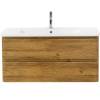 Тумба с раковиной Belbagno Albano-Cer ALBANO-CER-1050-2C-SO-RR 102x44x50 Rovere Rustico подвесная с двумя выкатными ящиками