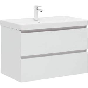 Тумба с раковиной Aquanet Vega 00308334 80 2 ящика