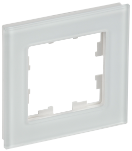 Рамка 1-постовая IEK Brite BR-M12-G-31-K01 белый матовый