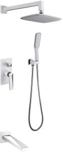 Душевой комплект Boheme Venturo 374-W-2 Белый, Хром
