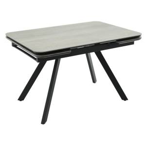 Стол Bradex Home Arthur RF 0678 керамогранит Dukale Henna, чёрный, раскладной