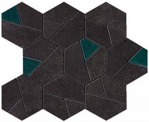 Мозаика Atlas Concorde Boost AN7A Tarmac Mosaico Hex Jade 25x28.5