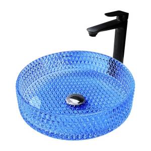 Раковина Abber Glas AK2301DB 40 см, синяя