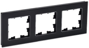 Рамка 3-постовая IEK Brite BR-M32-G-K02 черный