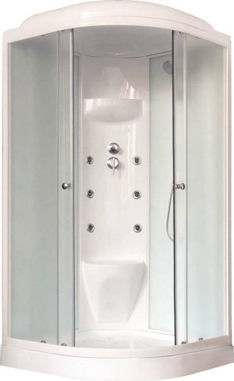 Душевая кабина Royal Bath RB 100HK7-WC с низким поддоном, с сиденьем