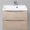 Тумба под раковину Belbagno Marino MARINO-700-2C-SO-RG-P 70x45x50 Rovere Grigio подвесная с двумя выкатными ящиками
