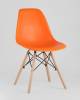 Стул Stool Group Eames Style DSW Y801-V SEAT orange DUAL оранжевый, разборный каркас фото 2