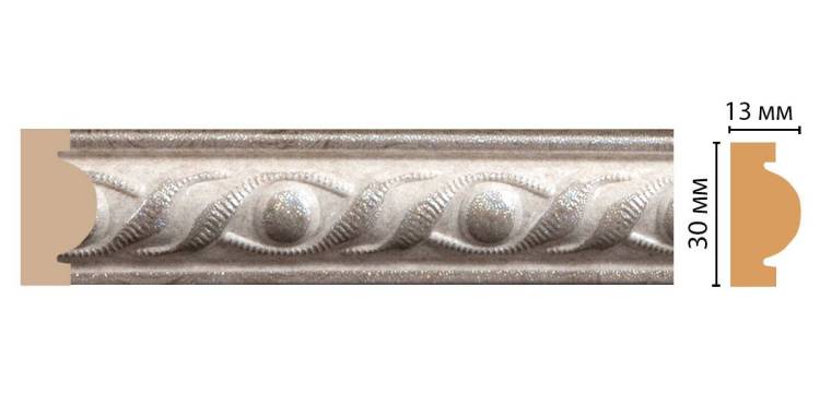 Молдинг DECOMASTER 157-18A 240x3x1.3