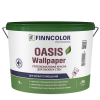 Краска для обоев и стен Finncolor Oasis Wallpaper база A глубокоматовая 9 л