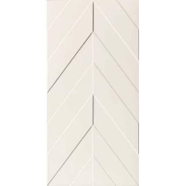 Керамическая плитка Marca Corona 4D D730 Chevron White Matt 40x80
