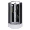 Душевая кабина Niagara Classic NG-3502-14BKTG (1000x1000x2100-2400) со средним поддоном (26см)